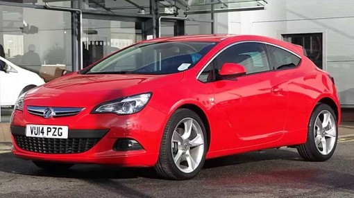vauxhall astra gtc red alt