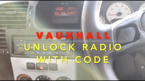 get vauxhall radio code free alt