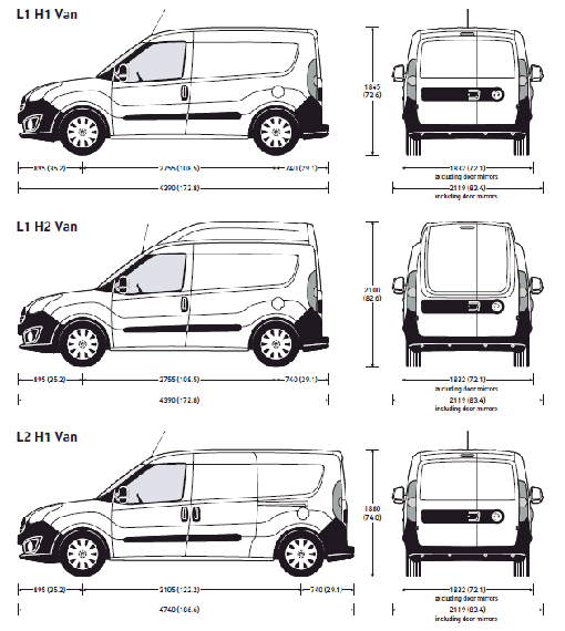 vauxhall combo height alt