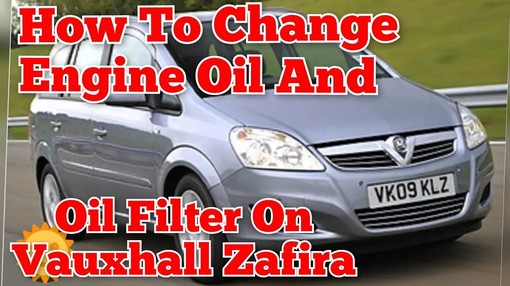 vauxhall zafira oil change alt