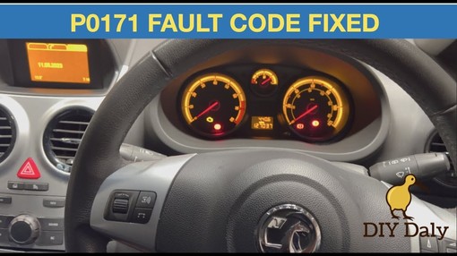 vauxhall zafira fault code p0171 alt