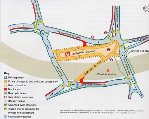 vauxhall bus station map alt