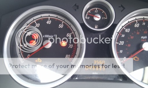 vauxhall vectra dashboard lights alt