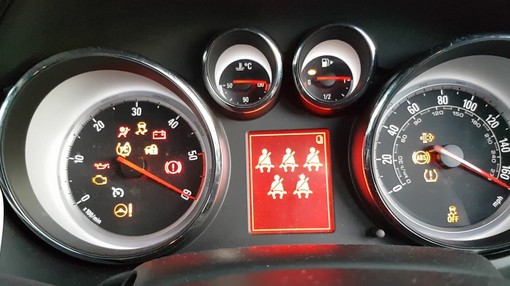vauxhall zafira dashboard lights alt