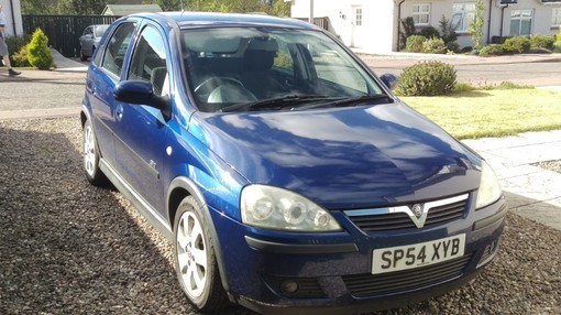 vauxhall corsa 54 plate alt