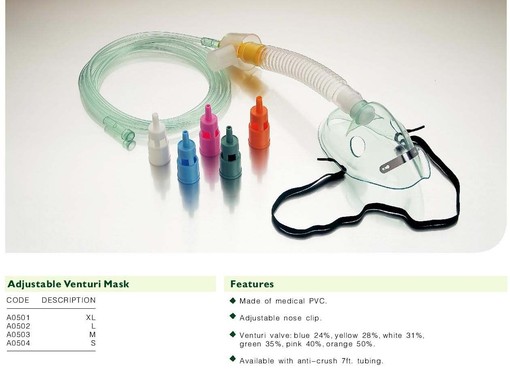 venturi mask vs non rebreather alt